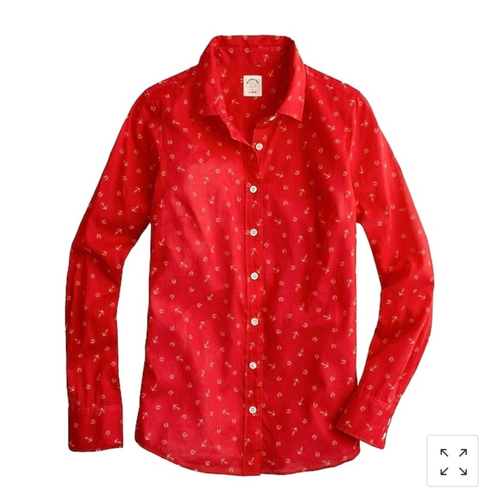 J Crew Perfect Shirt Button Down